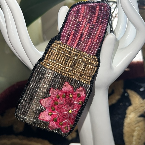 Mary Frances Beaded Coin Purse Easy Open Lobster-Claw Clasp Key Ring NWTs - Picture 6 of 14